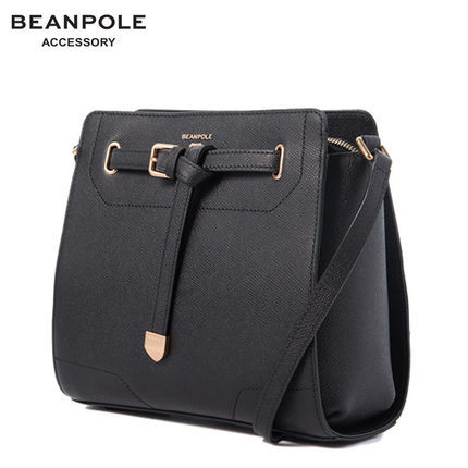 韩国三星BEANPOLEACC滨波 2016春季新款女士休闲经典黑色斜挎包