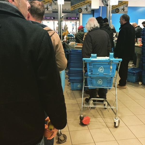 Photo taken at Albert Heijn XL by Mike V. on 2/4/2015