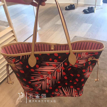 Louis Vuitton路易威登lv女包16春款印花手提包限量预定款M41979 Louis Vuitton路易威登lv女包16春款印花手提包限量预定款M41979