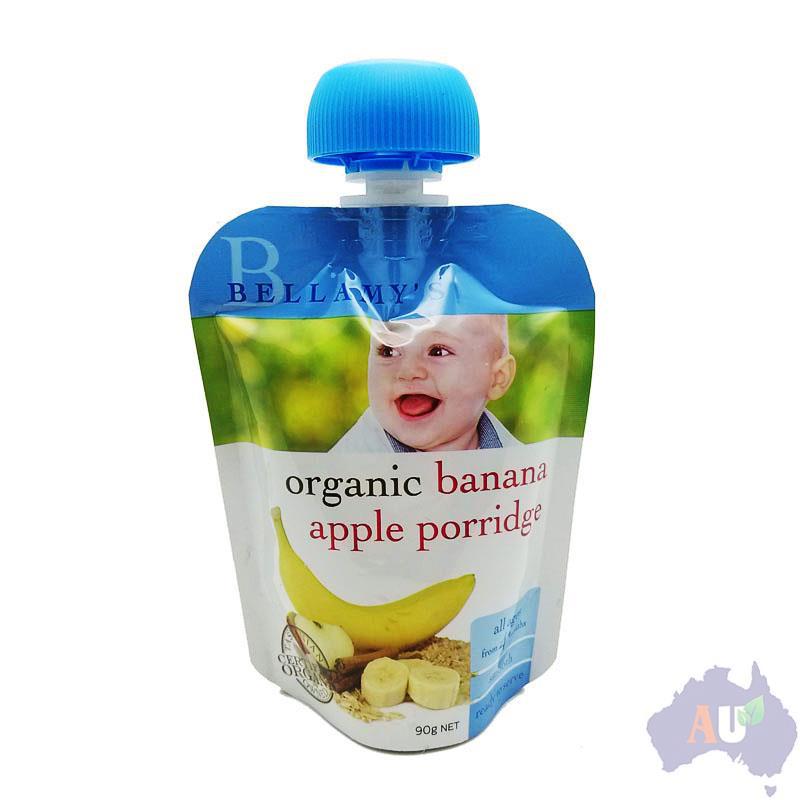Bellamy 贝拉米 有机婴幼儿香蕉苹果粥泥 90g 4个月以上