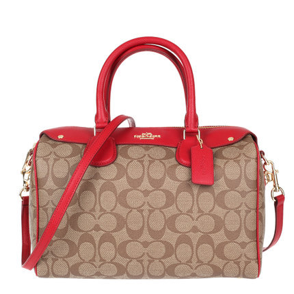 COACH/蔻驰 经典波士顿桶包 PVC单肩斜挎女包 大号 36187 COACH/蔻驰 经典波士顿桶包 PVC单肩斜挎女包 大号 36187