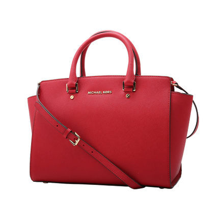 【美国直邮】MICHAELKORS迈克科尔斯MK大号女牛皮手提斜挎女包 【美国直邮】MICHAELKORS迈克科尔斯MK大号女牛皮手提斜挎女包