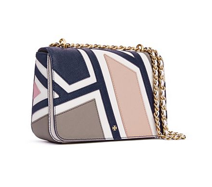 美国直邮 Tory Burch 51159769女拼缀图案小号链条单肩包 美国直邮 Tory Burch 51159769女拼缀图案小号链条单肩包