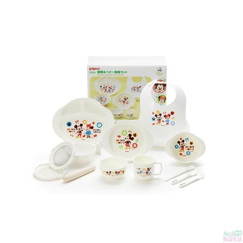 日本Pigeon贝亲米奇图案婴儿餐具 儿童餐具13件套装 6个月起 日本Pigeon贝亲米奇图案婴儿餐具 儿童餐具13件套装 6个月起