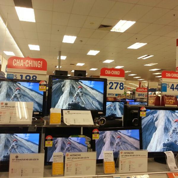 Photo taken at Big W by David B. on 4/25/2013