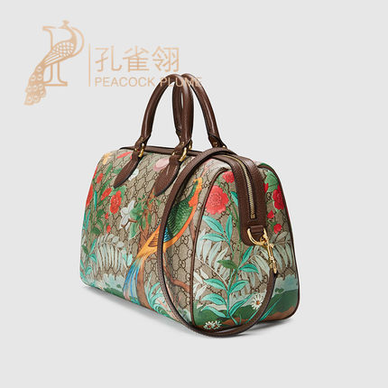 Gucci/古奇gucci女包16春款花鸟印花单肩手提包409527 K0L2G 8689