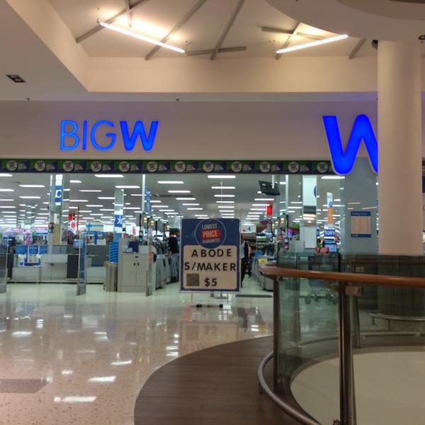 Photo taken at Big W by Missxstatic on 8/24/2014