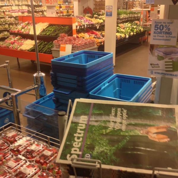 Photo taken at Albert Heijn by Johan P. on 5/18/2013