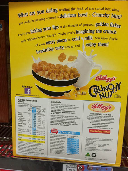 澳大利亚进口玉米片-Kellogg脆螺母玉米片650g 澳大利亚进口玉米片-Kellogg脆螺母玉米片650g