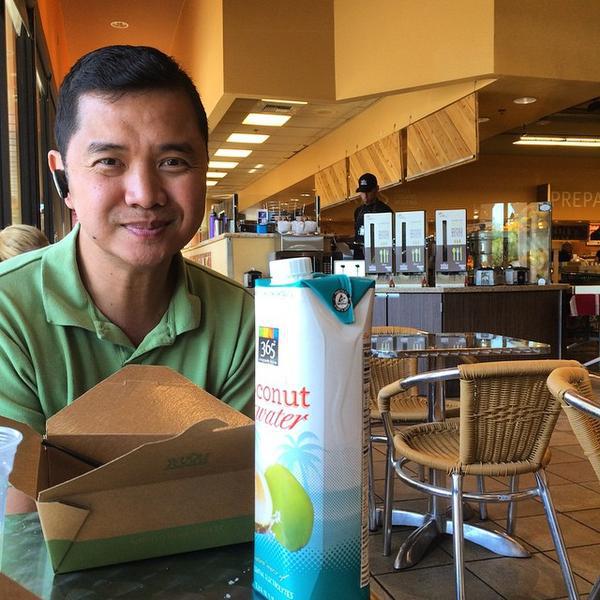 Photo taken at Whole Foods Market by Dr. Randy L. on 10/19/2014-美国加利福尼亚州圣塔克拉利塔瓦伦西亚大道24130 Photo taken at Whole Foods Market by Dr. Randy L. on 10/19/2014