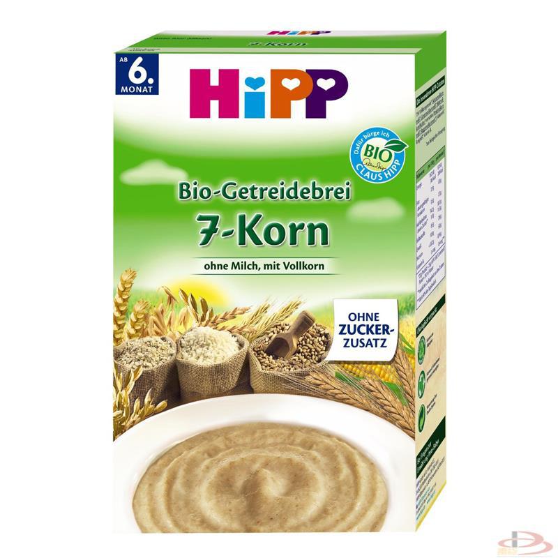 德国喜宝HIPP7种谷物米糊米粉6个月7-Korn 250g 德国喜宝HIPP7种谷物米糊米粉6个月7-Korn 250g