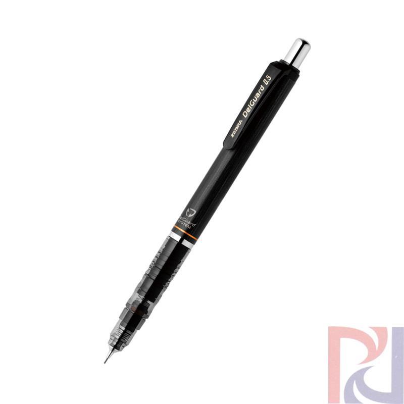 日本原装 斑马Zebra 防断芯活芯自动铅笔 DelGuard MA85 0.5mm 黑色