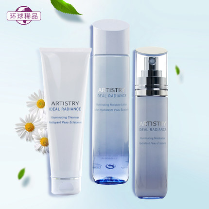 美国安利雅姿光感焕白三件套美白套装洁面乳/爽肤水/美白乳液 美国安利雅姿光感焕白三件套美白套装洁面乳/爽肤水/美白乳液