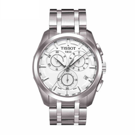 【香港直邮】天梭TISSOT库图石英手表T035.617.11.031.00钢带男表