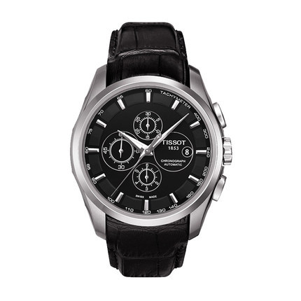 【香港直邮】Tissot天梭库图系列机械皮带男表T035.627.16.051.00