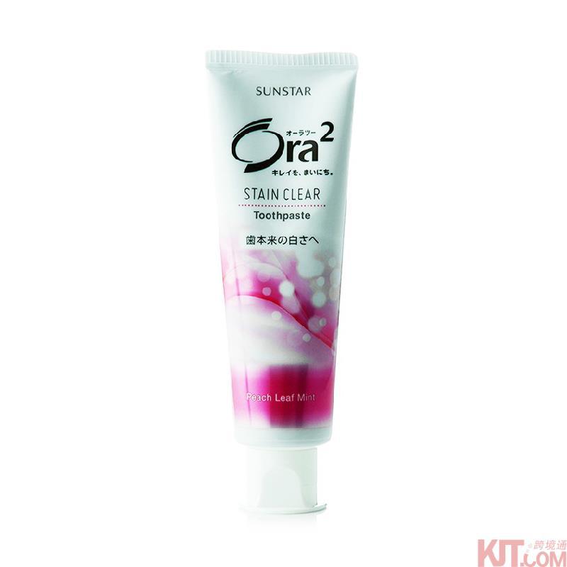 日本进口美白清新牙膏-Ora2皓乐齿 美白清新牙膏 桃香薄荷味牙膏 成人牙膏 美白牙膏 日本进口美白清新牙膏-Ora2皓乐齿 美白清新牙膏 桃香薄荷味牙膏 成人牙膏 美白牙膏