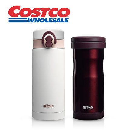 Thermos膳魔师 弹跳保温瓶+不锈钢真空保温杯350ml 2入组 Costco