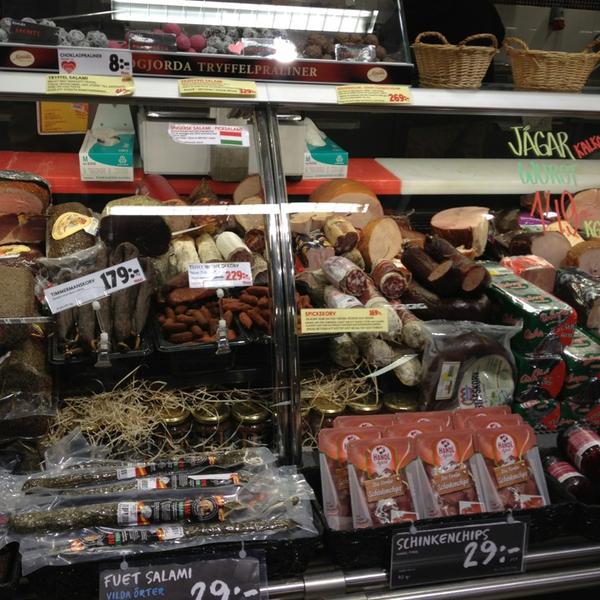 Photo taken at ICA Maxi Hälla by Carina W. on 2/9/2013