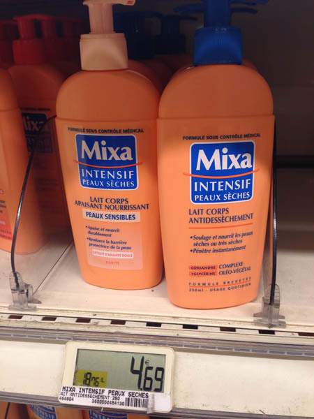 mixa补水身体乳液