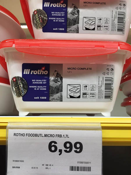 Rotho微波炉盒1.7升 Rotho微波炉盒1.7升