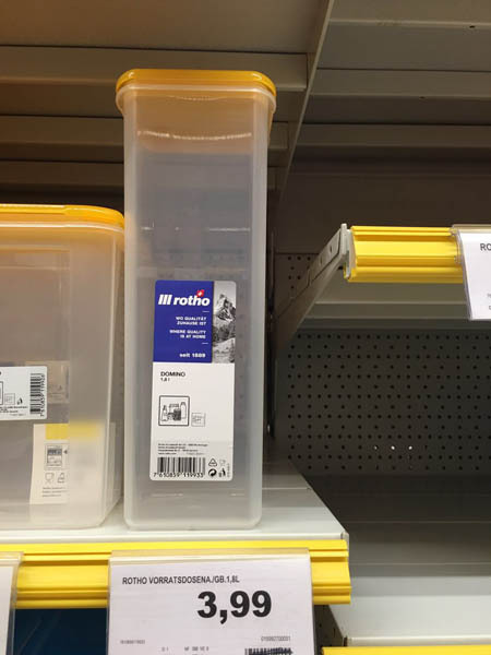 Rotho食物储存盒1.8升