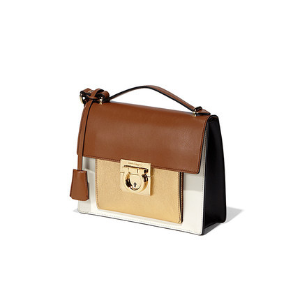 Ferragamo/菲拉格慕ferragamo女包16春款拼色单肩包21F564 629497 Ferragamo/菲拉格慕ferragamo女包16春款拼色单肩包21F564 629497