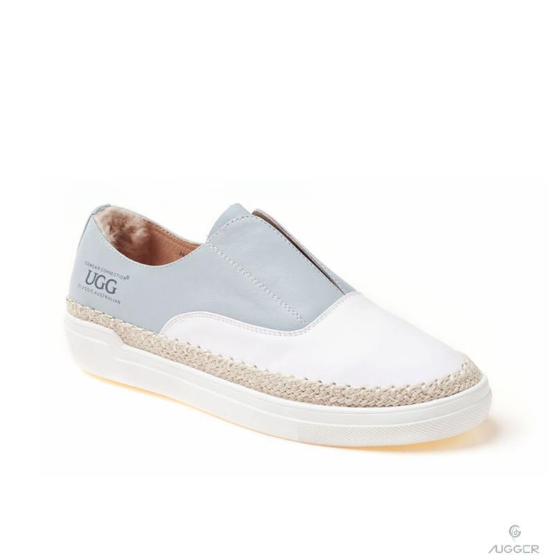 OZWEAR UGG开口笑时尚春款女士休闲鞋OB171蓝色36码