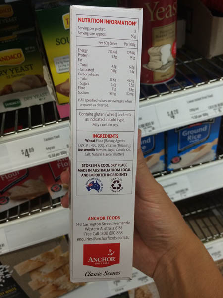 澳大利亚进口烤饼-Lion经典司康饼scones烤饼750g