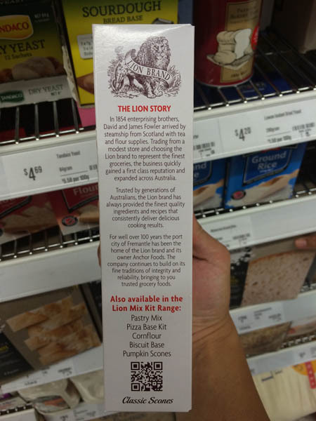澳大利亚进口烤饼-Lion经典司康饼scones烤饼750g
