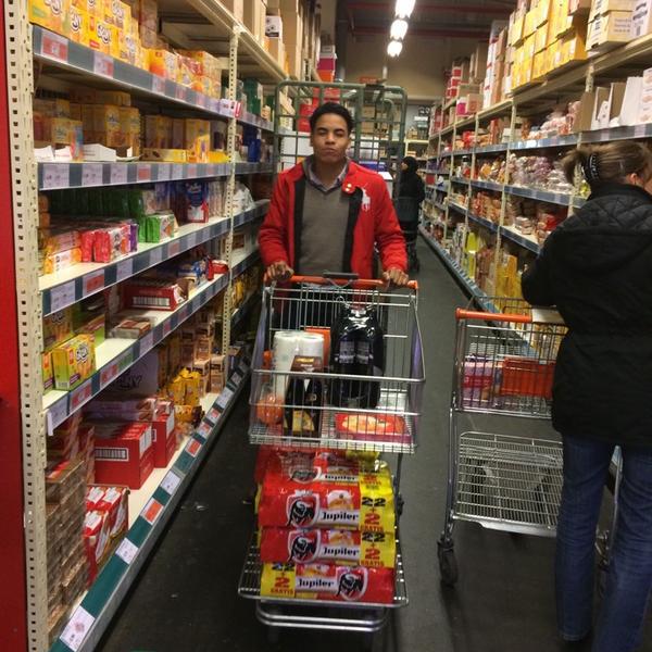 Photo taken at Colruyt by Laurent C. on 12/16/2014