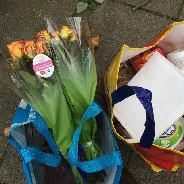 Photo taken at Albert Heijn by Kim K. on 9/27/2014