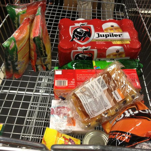 Photo taken at Colruyt by Sarah on 7/24/2013