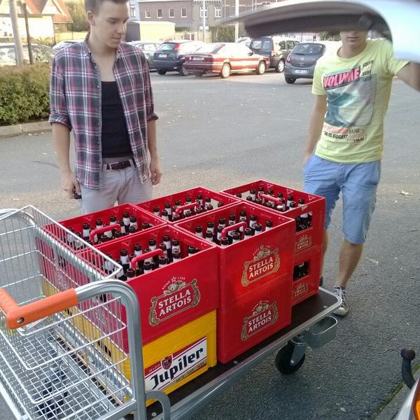 Photo taken at Colruyt by Rik D. on 9/23/2013