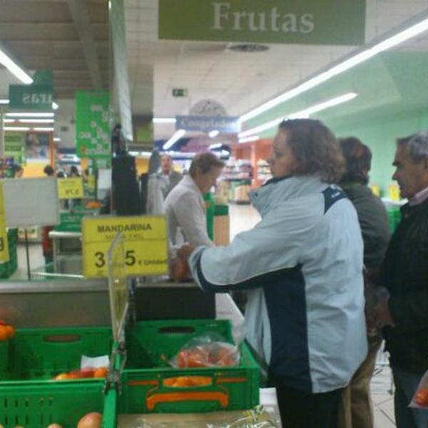 Photo taken at Mercadona by Vale C. on 10/24/2011