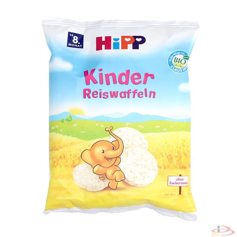 德国喜宝HIPP磨牙米饼饼干原味Kinder Reiswaffel35g