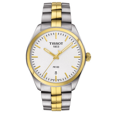 新品全球联保瑞士天梭PR 100系列手表石英男表T101.410.22.031.00