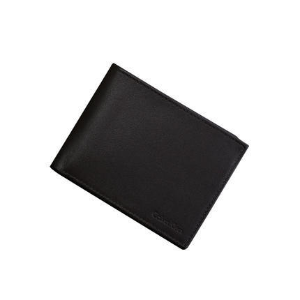 美国Calvin Klein凯文克莱CK男士商务短款两折钱包钥匙扣钱夹皮夹