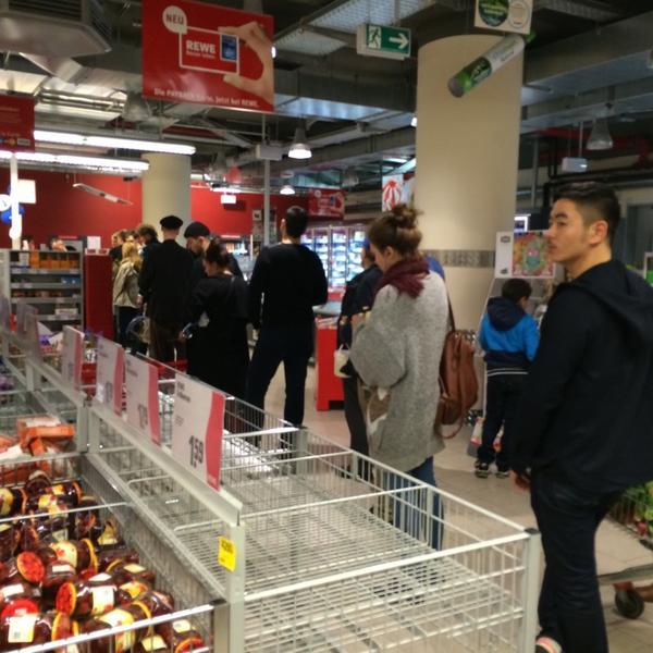 Photo taken at REWE by Pascal on 4/22/2014