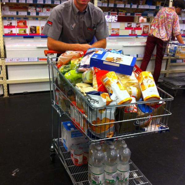 Photo taken at Colruyt by Chloé D. on 9/18/2014