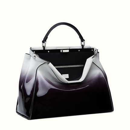 FENDI芬迪fendi女包16款时尚经典专利牛皮手提包 8BN2102XXF0DVU