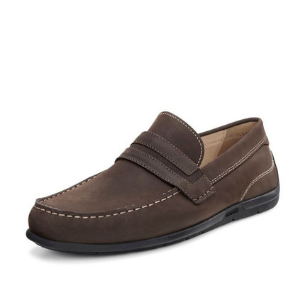 ecco爱步男鞋休闲豆豆鞋套脚透气2016新款香港直邮570914