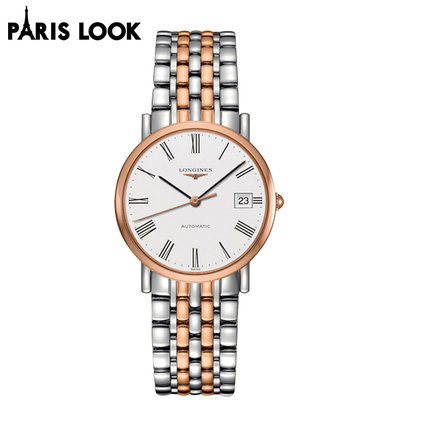 法国正品 浪琴/ LONGINES博雅机械男表L4.809.5.11.7 全球联保