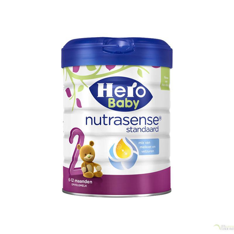 HeroBaby白金版荷兰本土美素原箱包装2段(6-12个月)婴幼儿配方奶粉(800g)