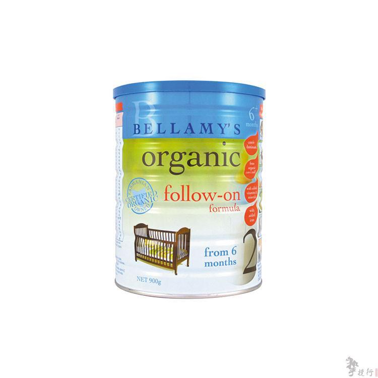 Bellamys贝拉米二段奶粉900g/罐