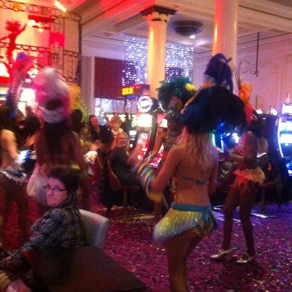 Photo taken at Casino Barrière de Trouville by Laure D. on 3/15/2014-法国下诺曼底滨海特鲁维尔福煦元帅广场 Photo taken at Casino Barrière de Trouville by Laure D. on 3/15/2014