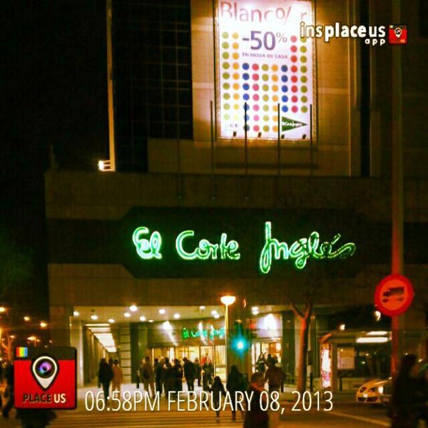 Photo taken at El Corte Inglés by Jose N. on 2/8/2013