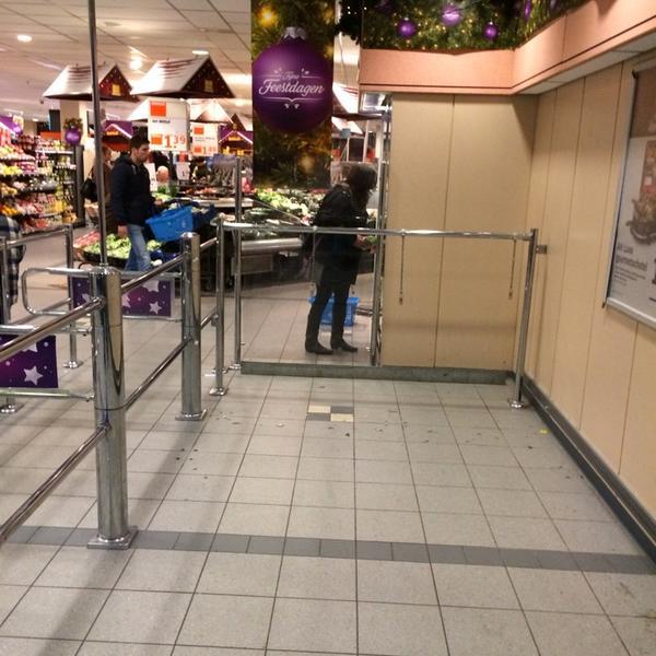 Photo taken at Albert Heijn by Erik V. on 12/21/2013