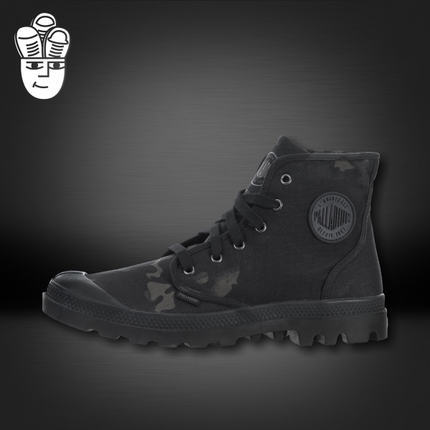 Palladium Pampa High法国潮牌 男子时尚迷彩潮靴 高帮帆布休闲鞋