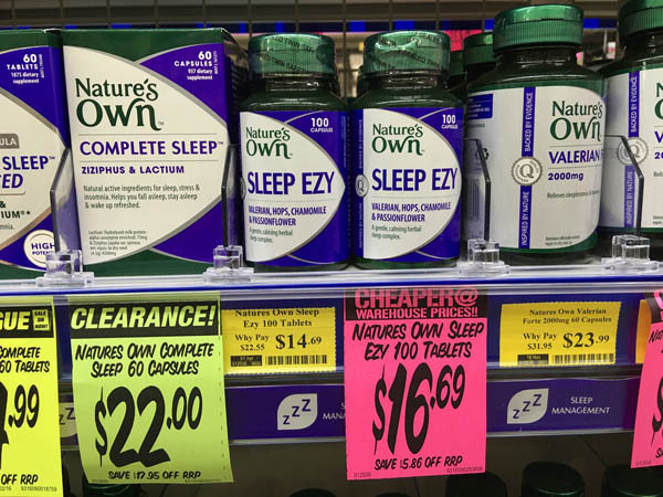 澳大利亚进口睡眠胶-Nature's Own sleep ezy睡眠胶100片 澳大利亚进口睡眠胶-Nature's Own sleep ezy睡眠胶100片