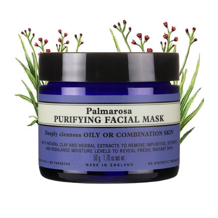 英国NYR玫瑰草深层净化面膜50g  清洁亮白控油